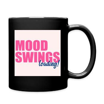 Mood Swings Loading - Full Colour Mug - black - Right