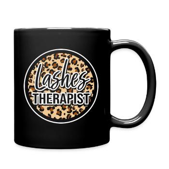 Make-up Kosmetik Kosmetikerin - Tasse einfarbig - Schwarz - Rechts