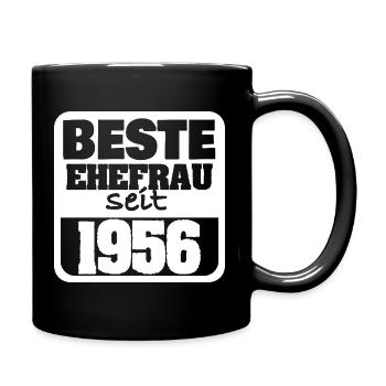 Verliebt 1956 - Tasse einfarbig - Schwarz - Rechts