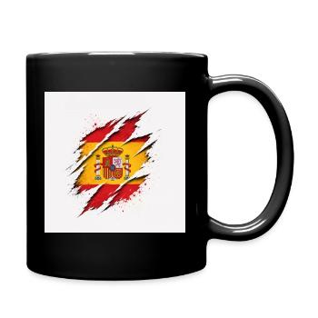 Espagne Vintage Color Design Style rétro - Mug uni - noir - Droite