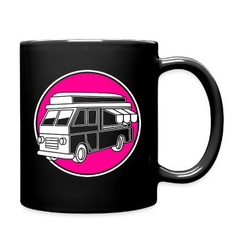Camion de Snacks Food - Mug uni - noir - Droite