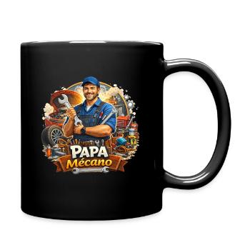 Papa Mecano: Artisan du bricolage - Mug uni - noir - Droite