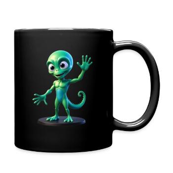 Emerald Galactic Scout - Full Colour Mug - black - Right