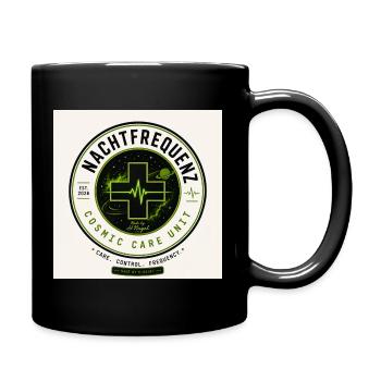 Night Frequency Cosmic Care Unit - Full Colour Mug - black - Right