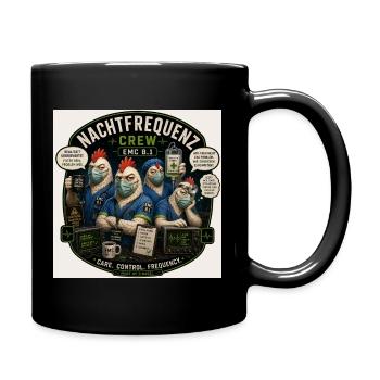Nachtfrequenz Küken Crew EMC 8.1 - Tasse einfarbig - Schwarz - Rechts