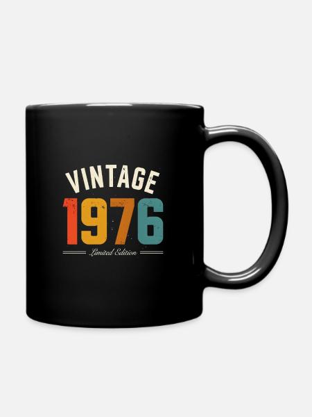 Vintage 1976 Limited Edition - Full Colour Mug - black