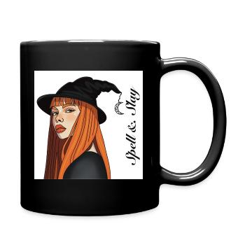 Zauber- und Tötungs-Hexen-Ästhetik - Tasse einfarbig - Schwarz - Rechts