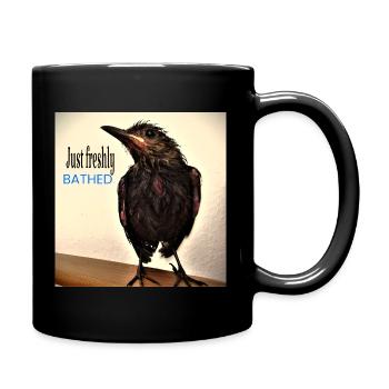 Je viens juste de me baigner - Mug uni - noir - Droite