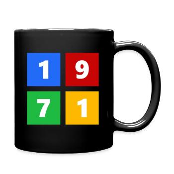 1971 - Tasse einfarbig - Schwarz - Rechts