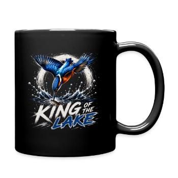 König des See-Eisvögels - Tasse einfarbig - Schwarz - Rechts