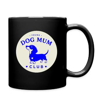 Young Dog Mom Club Logo - Mug uni - noir - Droite