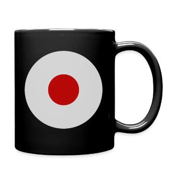 Japan flag - Full Colour Mug - black - Right