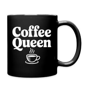 Coffee Queen - Full Colour Mug - black - Right