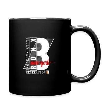 Dritte Generation New York Urban Vintage - Tasse einfarbig - Schwarz - Rechts