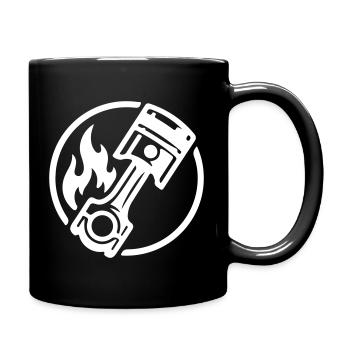 Symbole d’accord - Mug uni - noir - Droite