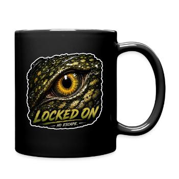 T-shirt de pêche au brochet verrouillé - Mug uni - noir - Droite