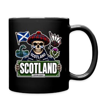 SkullCostume World Edition: Scotland - Full Colour Mug - black - Right