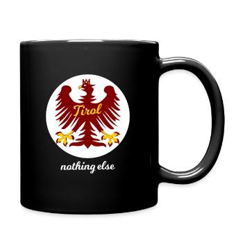 Tirol Adler Emblem Nothing Else - Tasse einfarbig - Schwarz - Rechts