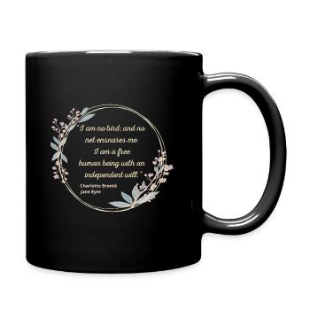 Jane Eyre Citation II - Style mignon - Mug uni - noir - Droite