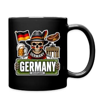 SkullCostume World Edition : Allemagne - Mug uni - noir - Droite