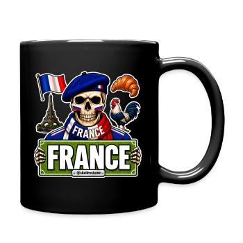 SkullCostume Édition Mondiale : France - Mug uni - noir - Droite