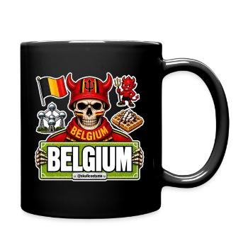 SkullCostume World Edition: Belgium - Full Colour Mug - black - Right