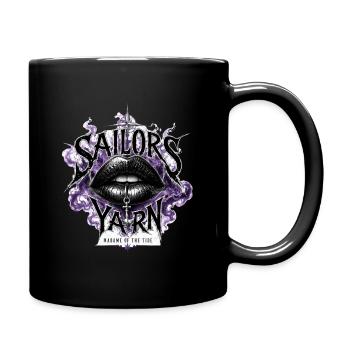 Madame de la Marée | Voiles de Yarn par Cap’nKush - Mug uni - noir - Droite