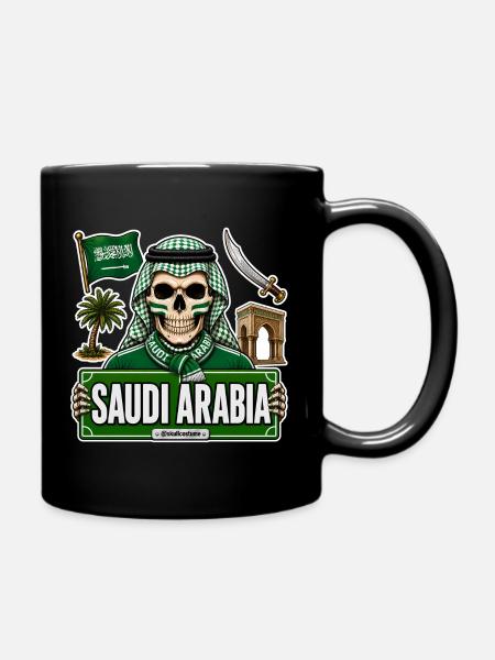 SkullCostume Édition mondiale : Arabie Saoudite - Mug uni - noir