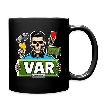 SkullCostume World Edition : arbitre VAR - Mug uni - noir - Droite