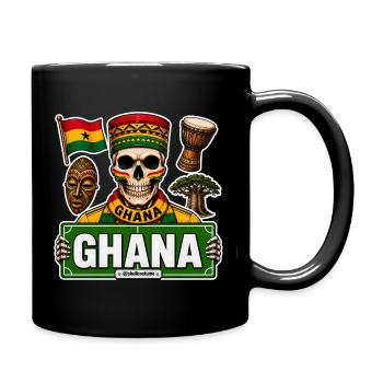 SkullCostume World Edition: Ghana - Full Colour Mug - black - Right