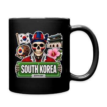 SkullCostume World Edition: South Korea - Full Colour Mug - black - Right