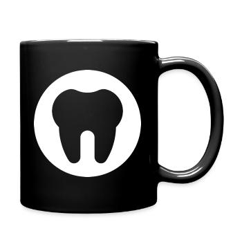 Dentiste, dentiste, cabinet dentaire - Mug uni - noir - Droite
