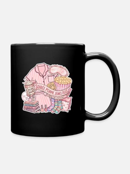 Soirée Pyjama Jeunes Filles - Mug uni - noir