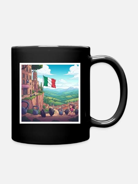 Collection de dessins animés GIDAGI Fitness - Mug uni - noir
