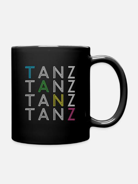 Tanz - Tasse einfarbig - Schwarz