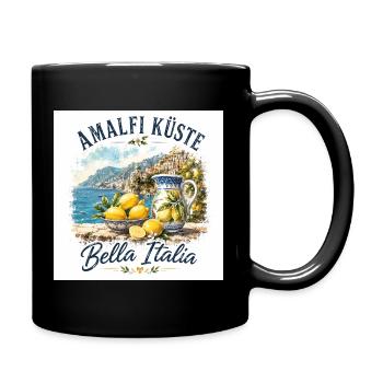 Amalfi - Tasse einfarbig - Schwarz - Rechts