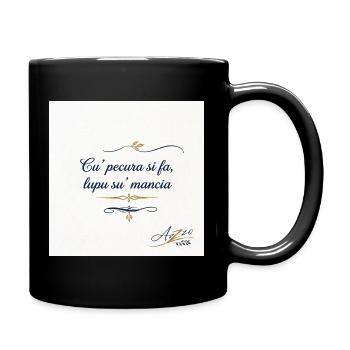 Designer Azzo  - Tasse einfarbig - Schwarz - Rechts