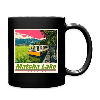 Lac Ioannina Matcha - Mug uni - noir - Droite