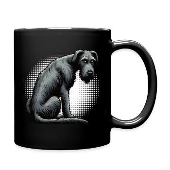 Irish Wolfhound Wolfhound Wolfhound Owner Wolfhound Fan - Full Colour Mug - black - Right