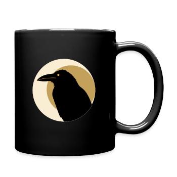 Raven Moon Streetwear Symbole Dark Raven - Mug uni - noir - Droite