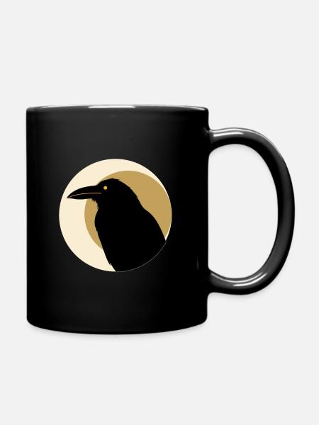 Rabenmond Streetwear Symbol Dark Raven - Tasse einfarbig - Schwarz