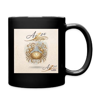 Golden Crayfish Zodiac - Full Colour Mug - black - Right