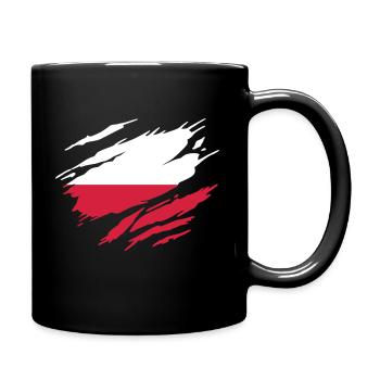 Pologne Drapeau Polonais Polonaise - Mug uni - noir - Droite