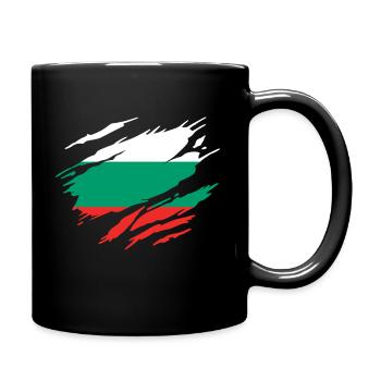 Bulgaria Bulgarian Flag - Full Colour Mug - black - Right