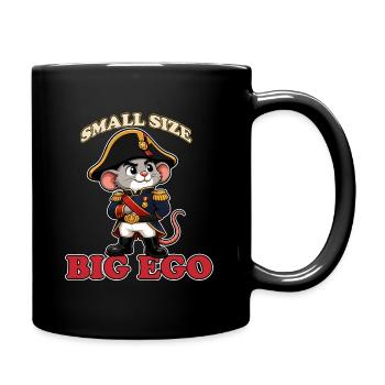 Small Size Big Ego Funny Napoleon Bonaparte Mouse - Full Colour Mug - black - Right