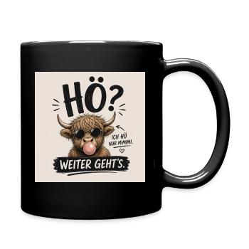 4BE94F53-F542-488C-82B8-4AA21F21DA8A - Tasse einfarbig - Schwarz - Rechts