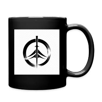 Japan Zen Circle - Full Colour Mug - black - Right