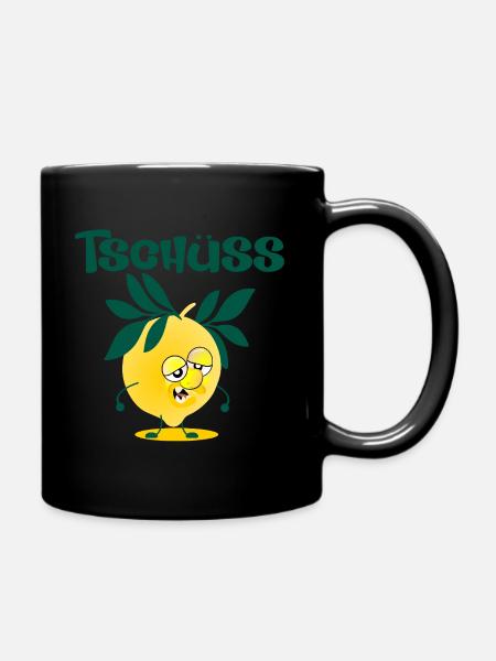 Abschied Jobwechsel Zitrone - Tasse einfarbig - Schwarz