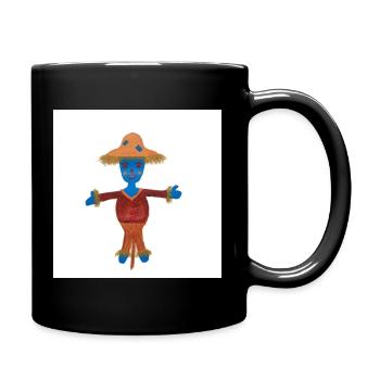 Susi Scarecrow Child Motif - Full Colour Mug - black - Right