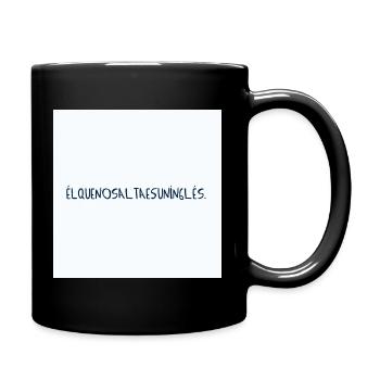 Él que no salta es un inglés - WM Schrift - Tasse einfarbig - Schwarz - Rechts